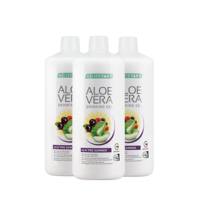 LR Aloe Vera Drinking Gel Acai Pro Summer Trójpak (3x1l)