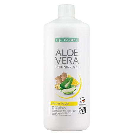 Aloes żel do picia imbir miód cytryna LR Lifetakt Immune Plus 1000ml Aloe Vera