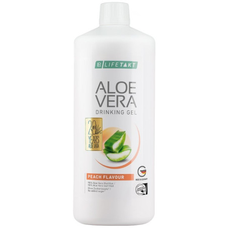 Aloes żel do picia brzoskwinia 1000ml LR Lifetakt Aloe Vera Peach Flavour